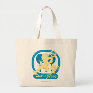 Grand Tote Bag Étoiles de tennis Tom et Jerry 3