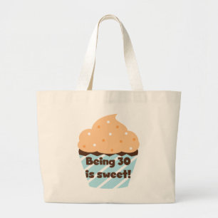 Grand Tote Bag Etre 30 est Sweet T-shirts et cadeaux