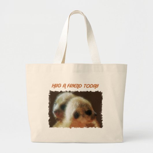 GRAND TOTE BAG ÉTREIGNEZ UN AMI AUJOURD'HUI (Devant)