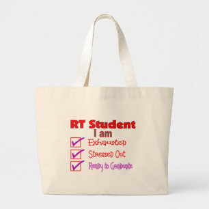 Grand Tote Bag Étudiant respiratoire de thérapie--Soumis à une