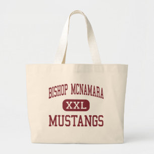 Grand Tote Bag Évêque McNamara - mustangs - haut - Forestville