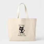 Grand Tote Bag Everything is Fine (Devant)