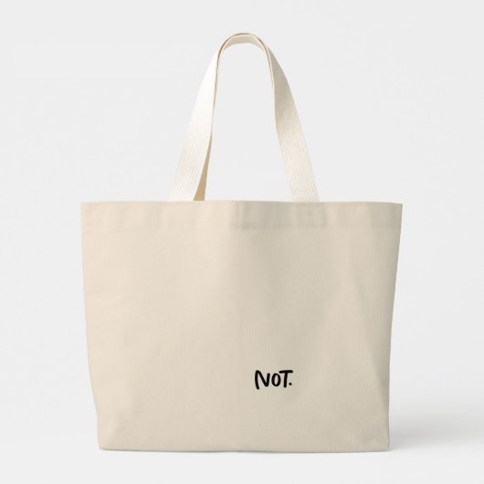 Grand Tote Bag Everything is Fine Hand Lettered Tote (Dos)