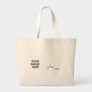 Grand Tote Bag Exemple suivant sur Twitter Ajouter image et texte