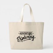Grand Tote Bag Exploration aventure (Dos)