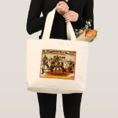 Grand Tote Bag Exposition de cirque de great dane (Devant (produit))