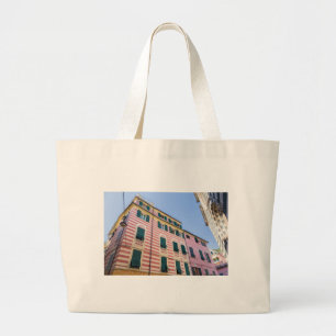 Grand Tote Bag Façades de la maison Monterosso Cinque Terre Ligur