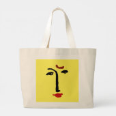 Grand Tote Bag Face Abstraite (Dos)