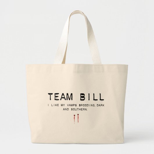 Grand Tote Bag facture d'équipe (Devant)