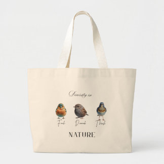 Grand Tote Bag Faire place à la diversité : célébrer l'harmonie d