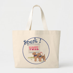 Grand Tote Bag Faire sortir le VOTE