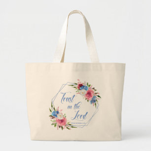 Grand Tote Bag Fais Confiance au Seigneur