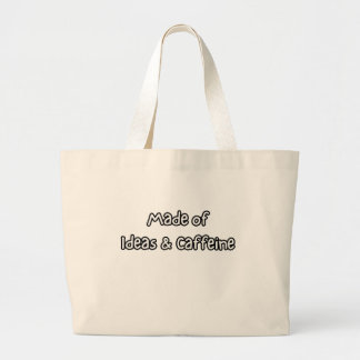 Grand Tote Bag fait d'idées et de caféine