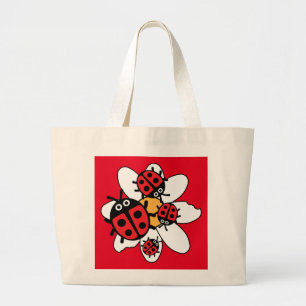Grand Tote Bag Famille des enfants mignonnes