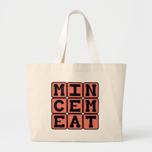 Grand Tote Bag Farce, Type de tarte (Devant)