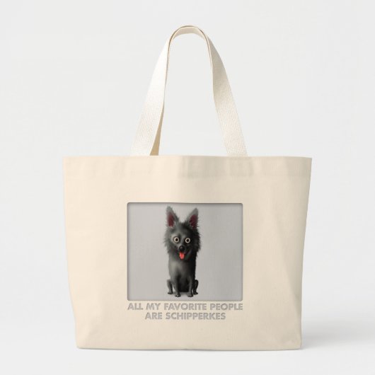Grand Tote Bag Favori de Schipperke (Devant)