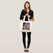 Grand Tote Bag Fée cosmique (Devant (modèle))