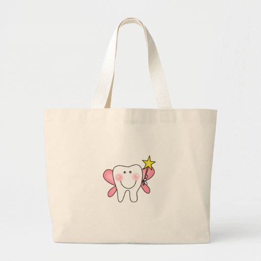 Grand Tote Bag Fée de dent (Devant)