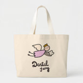 Grand Tote Bag Fée dentaire (Devant)