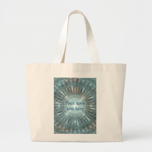 Grand Tote Bag Fenêtre de la cathédrale de Noël (Devant)