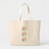 Grand Tote Bag Fenêtre gothique Fierté arc-en-ciel (Devant)