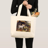 Grand Tote Bag Ferme de coq d'âne (Devant (produit))