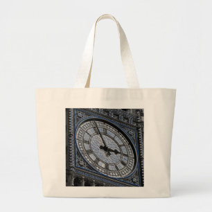 Grand Tote Bag Fermer Big Ben Horloge Tour Voyage Europe