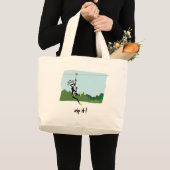 Grand Tote Bag "Fermez- la fermeture éclairle ! " (Devant (produit))
