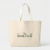Grand Tote Bag Fête à thème du club de lecture (Devant)