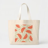 Grand Tote Bag Fête de mariage pastèque  (Devant)