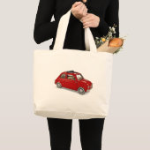 Grand Tote Bag fiat500 (Devant (produit))