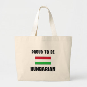 Grand Tote Bag Fier d'être HONGROIS