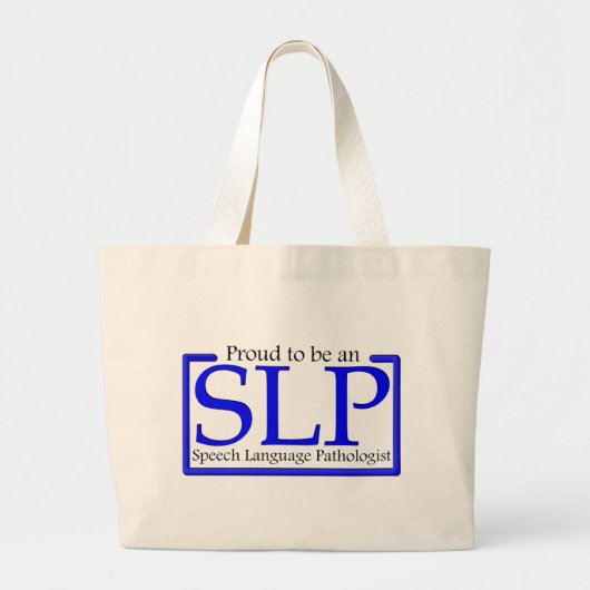 Grand Tote Bag Fier d'être un SLP (Devant)