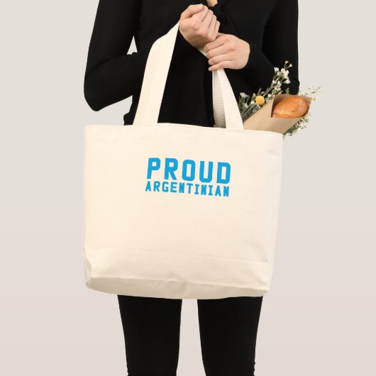 Grand Tote Bag Fière de l'Argentine (Devant (produit))