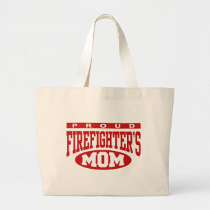 Grand Tote Bag Fière maman du pompier