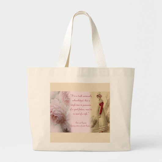 Grand Tote Bag Fierté et préjudice (Devant)