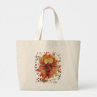 Grand Tote Bag Fiery Phoenix Rising Flame Art Bold Mythical