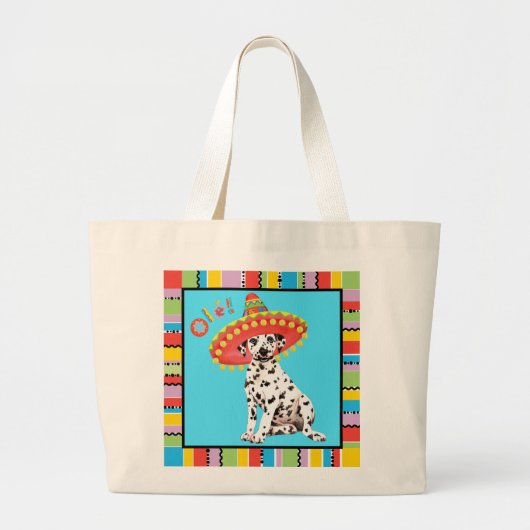 Grand Tote Bag Fiesta Dalmatien (Devant)