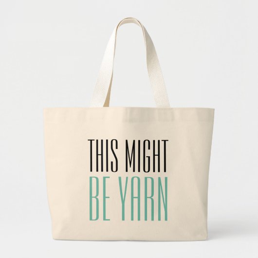 Grand Tote Bag Fil drôle (Devant)