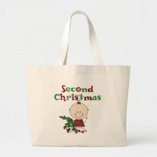Grand Tote Bag Fille 2e T-shirts et cadeaux de Noël
