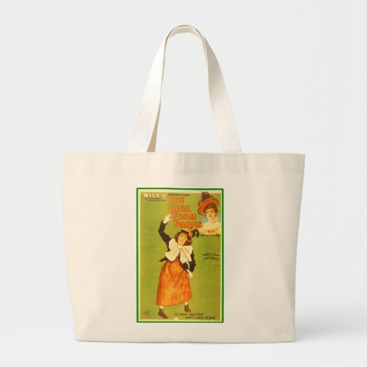 GRAND TOTE BAG FILLE DE PARIS (Devant)