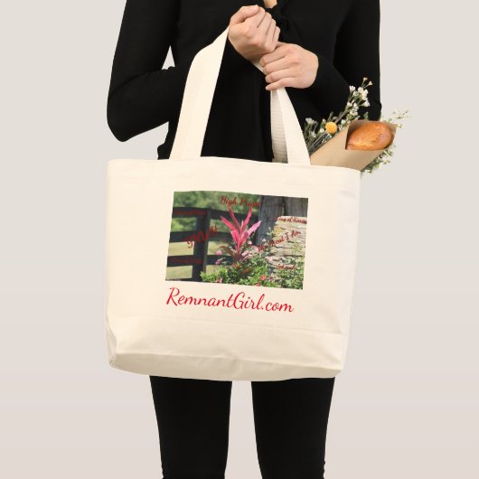 Grand Tote Bag Fille de reste (Devant (produit))