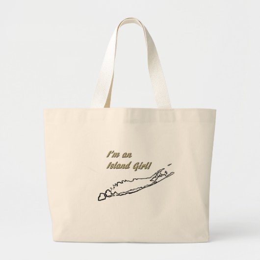 Grand Tote Bag Fille d'île (Long Island) (Devant)