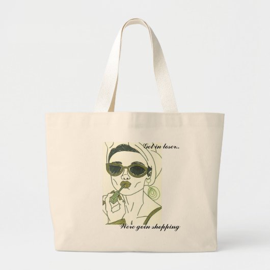Grand Tote Bag Filles moyennes (Devant)