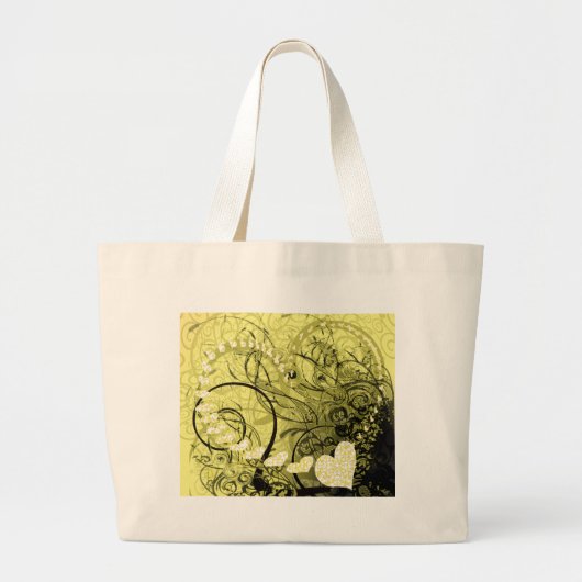 Grand Tote Bag Fils jaunes (Devant)