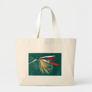 Grand Tote Bag "Fin de truite" Wet Fly Jumbo Fourre-tout