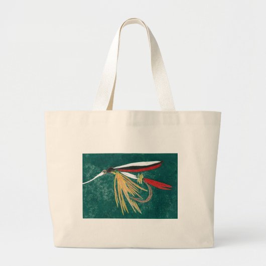 Grand Tote Bag "Fin de truite" Wet Fly Jumbo Fourre-tout (Devant)
