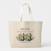 Grand Tote Bag Final Fiesta Personalized Bachelorette Party (Dos)