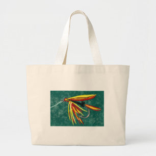 Grand Tote Bag "Firecracker" Wet Fly Jumbo Fourre-tout