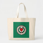 Grand Tote Bag Flag of Worcester, Massachusetts (Devant)